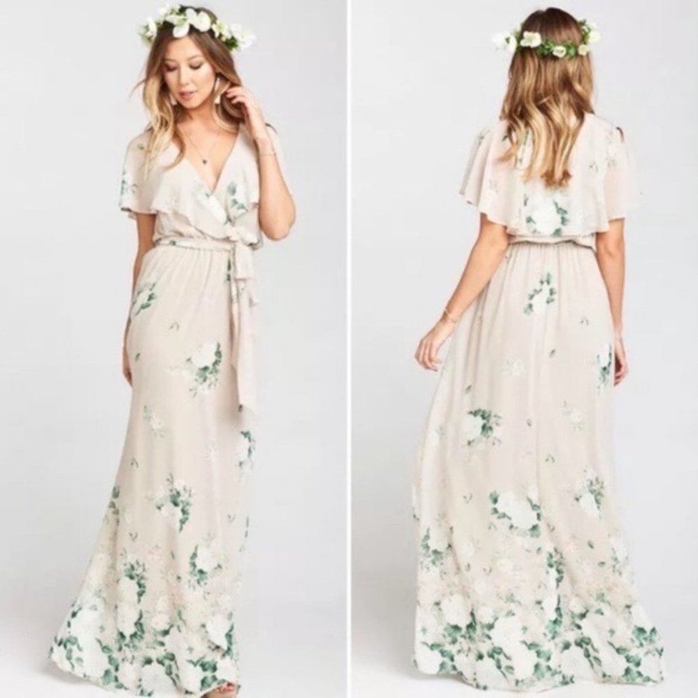 SHOW ME YOUR MUMU Audrey Maxi Dress Bouquet Toss Floral {UU38}